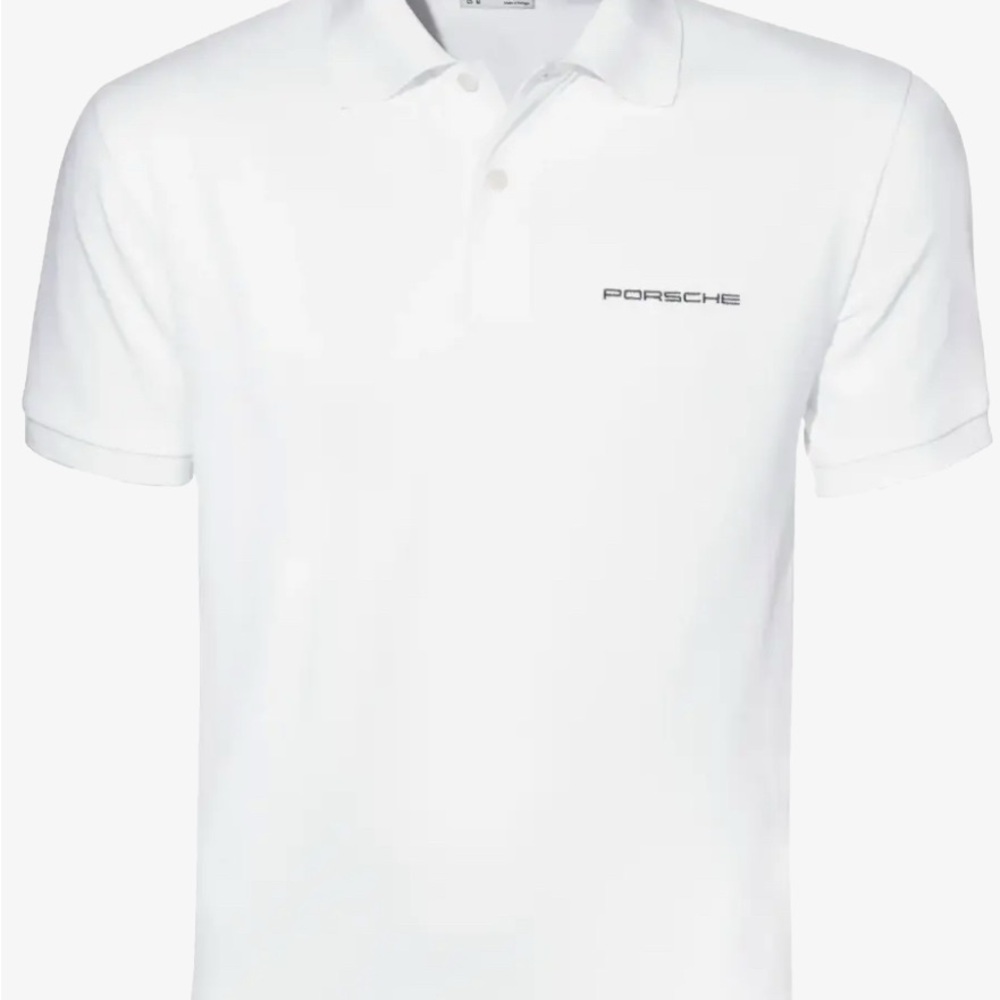 Porsche Design Classic White Polo Shirt